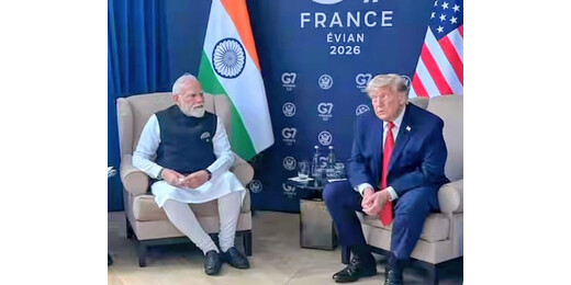 फ्रांस में मोदी-ट्रंप की द्विपक्षीय वार्ता, समुद्री सुरक्षा और पश्चिम एशिया के हालातों पर हुई चर्चा